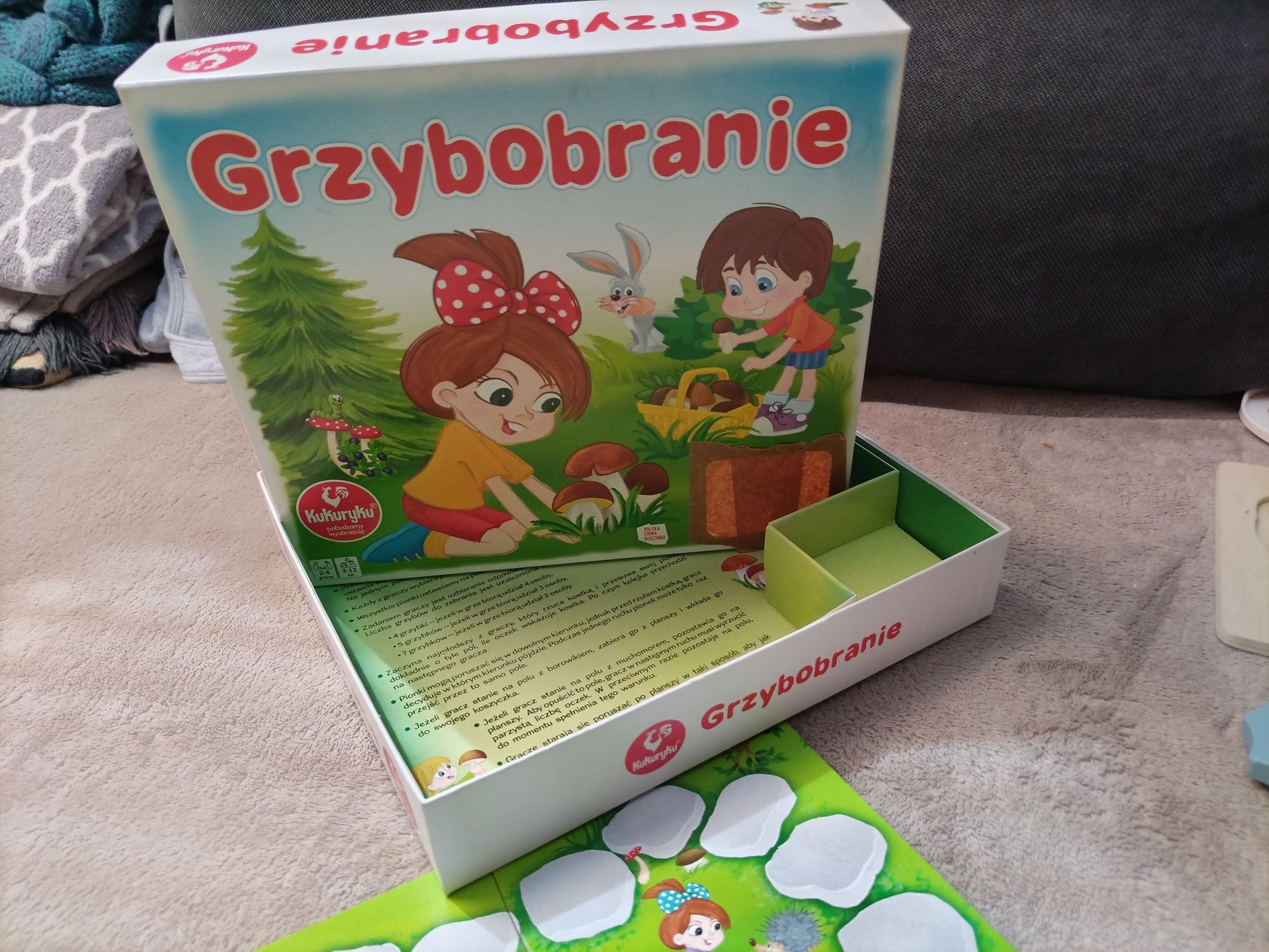 Grzybobranie kukuryku gra planszowa