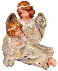 Aniołek Aniołek ze Skrzydłami Figura Amor Poliston Mama z Dzieckiem