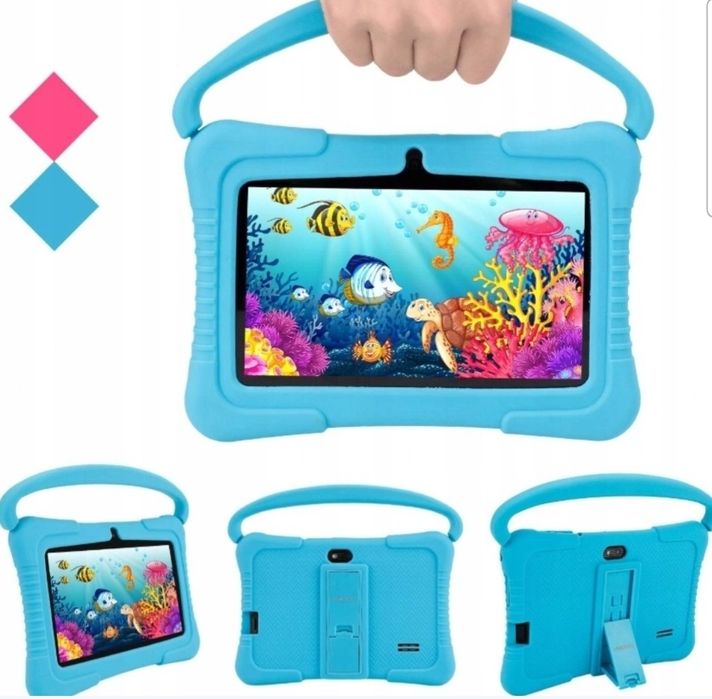 Tablet dla dzieci Veidoo 7 cali 2GB RAM, 32 GB iwana Android etui