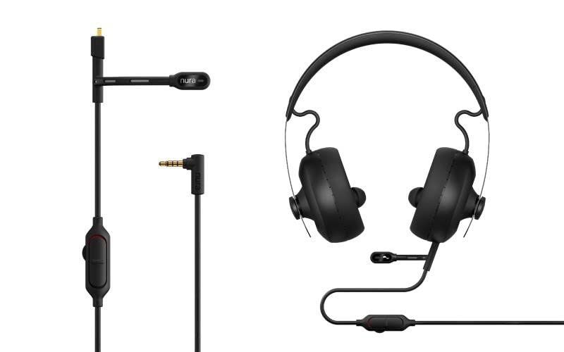 Nuraphone + Microfone Original Nura (woofer e tweeter em cada ouvido)