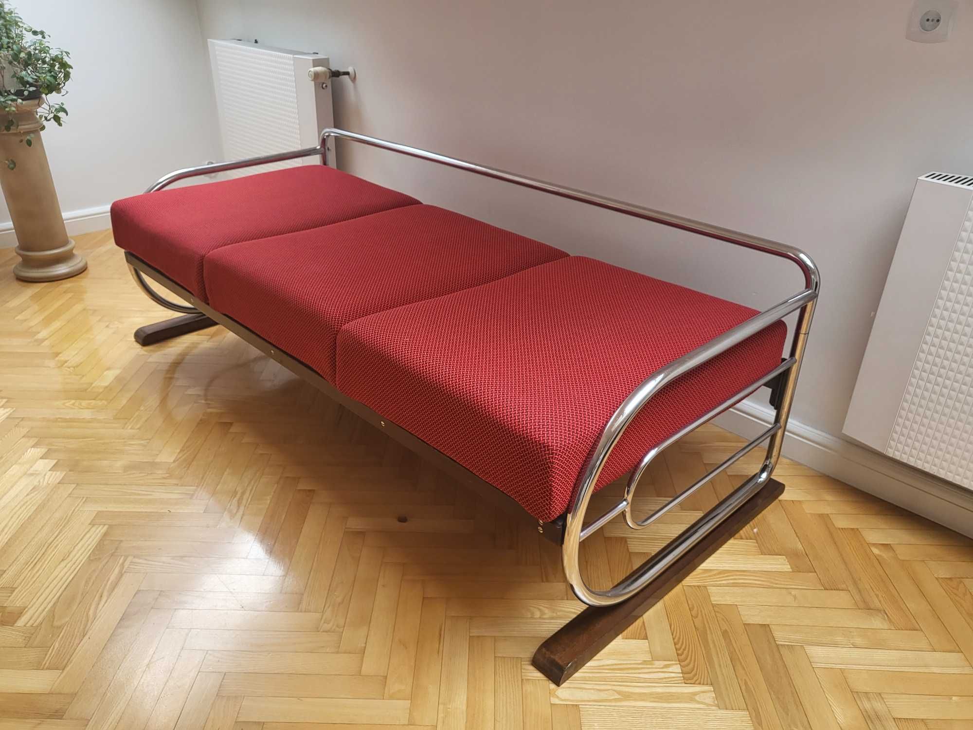 Sofa Hynek Gottwald, lata 30-te Kovona, Bauhaus