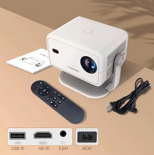 Проектор MAGCUBIC L018 650ANSI 4K Full HD Android 11 WI-FI 6 Автофокус