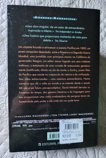 Atlas das Nuvens (Cloud Atlas) - David Mitchell