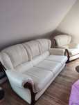 Wypoczynek sofa + dwa fotele