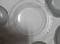 Conjunto de mesa em vidro