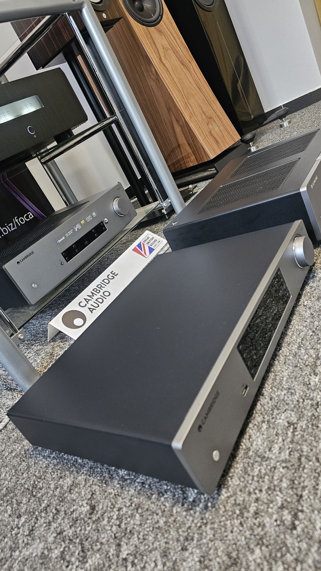Wzmacniacz Cambridge Audio Exa100 + Cxn v2 Odtwarzacz sieciowy Zestaw