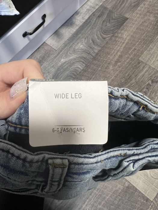 Ідеальні теплі джинси для дівчинки 6-7 років