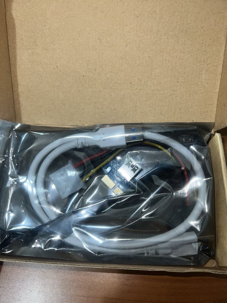PCI-E Riser PCI E Express 1X do 16X karta rozszerzająca 60CM USB
