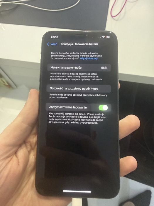 IPHONE XS MAX 256GB 96% bateria