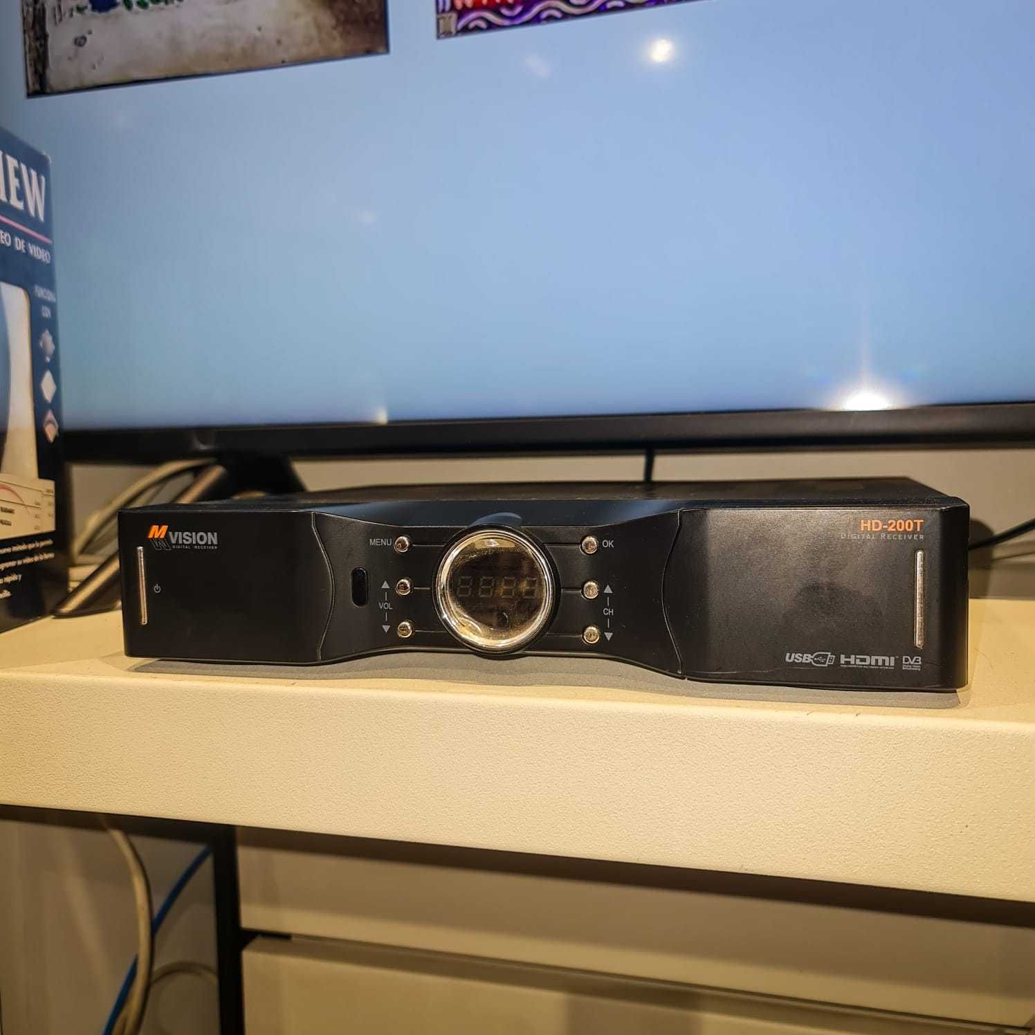 Receptor Digital Terrestre MVision HD-200T – USB / HDMI / SCART