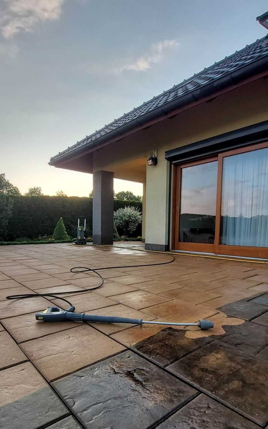 Myjka Karcher pro mycie kostki brukowej elewacji czyszczenie wynajem