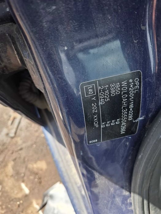 Klapa tył Opel Astra H Kombi