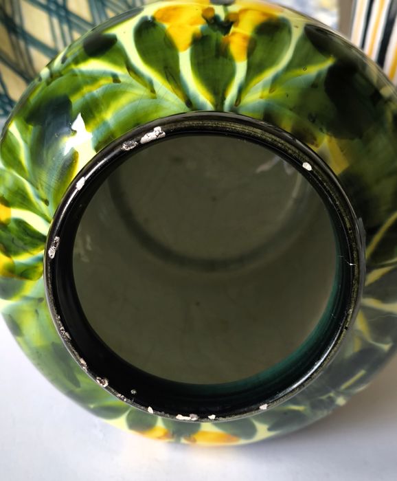 Wazon piękny stary fajans destrukt