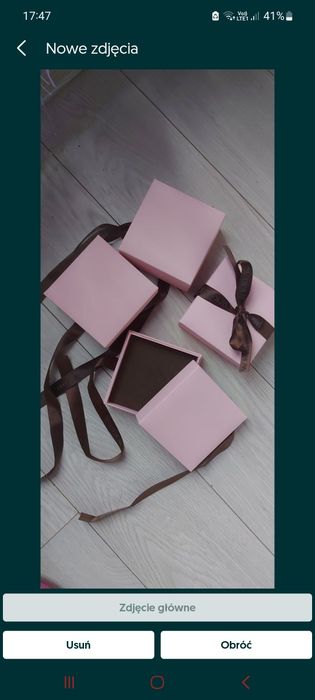 Pudełko WKruk na bizuterie. Torebka i koperta na rachunek