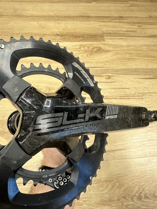 Korba FSA SL-K Light 52/36z 175mm Carbon BB386EVO  + Pedały Shimano
