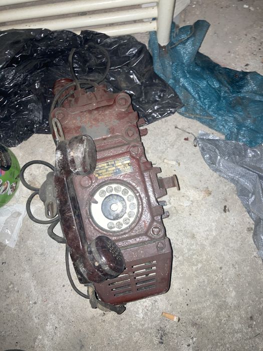 Stary telefon górniczy