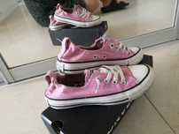 Rozm 35 Converse liliowe różowe trampki