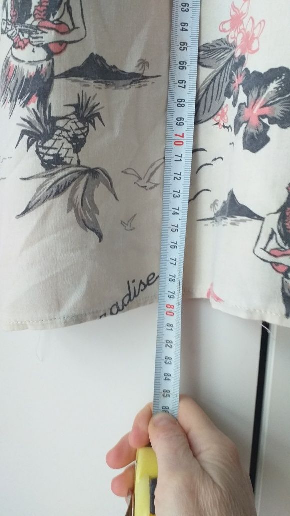 Koszula męska Vintage hawajska aloha lato upał