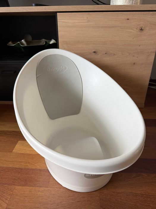 Shnuggle Wanienka dla Niemowlaka z Odpływem Baby Grey
