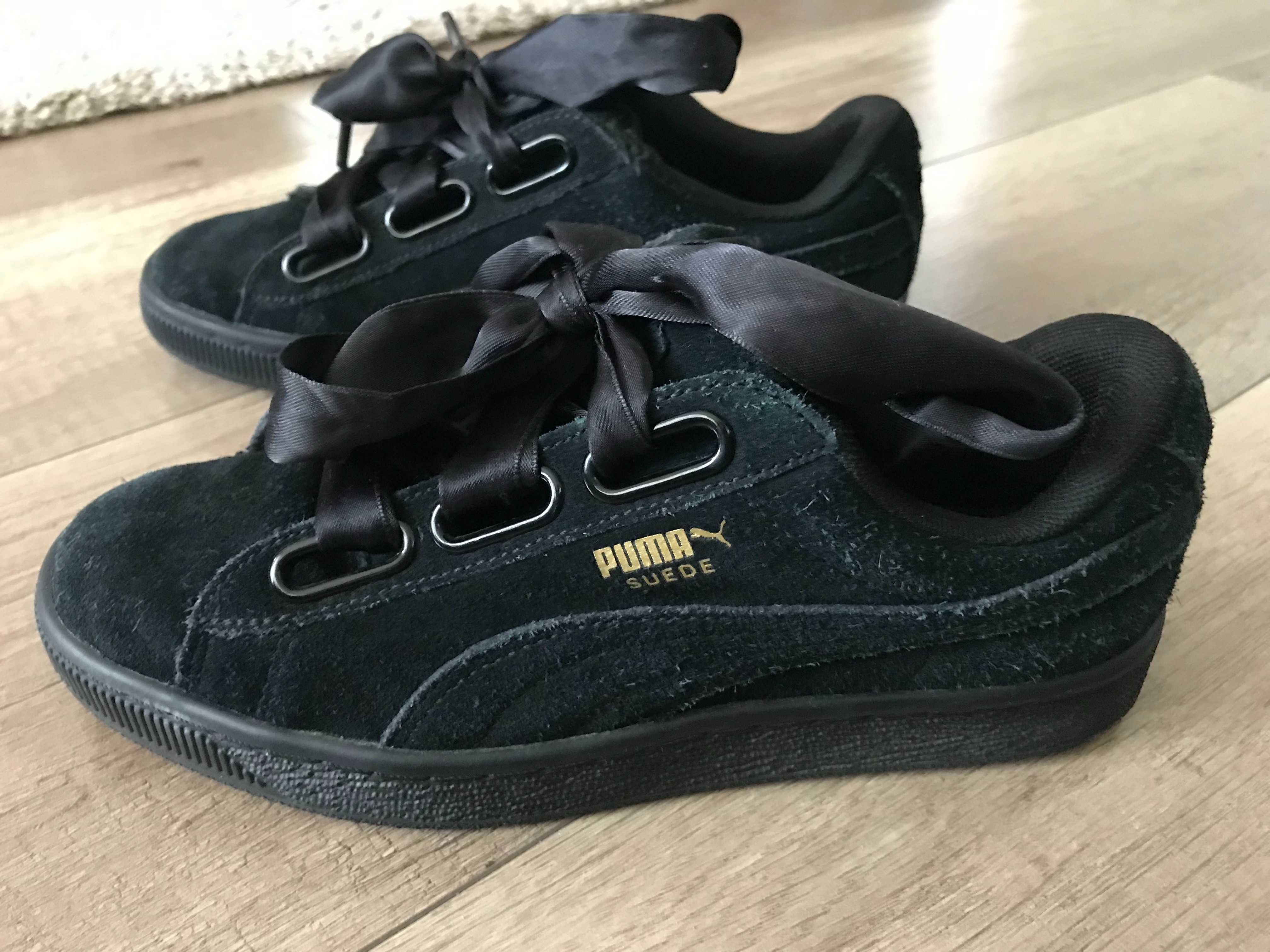 Buty PUMA czarne 37 zamsz