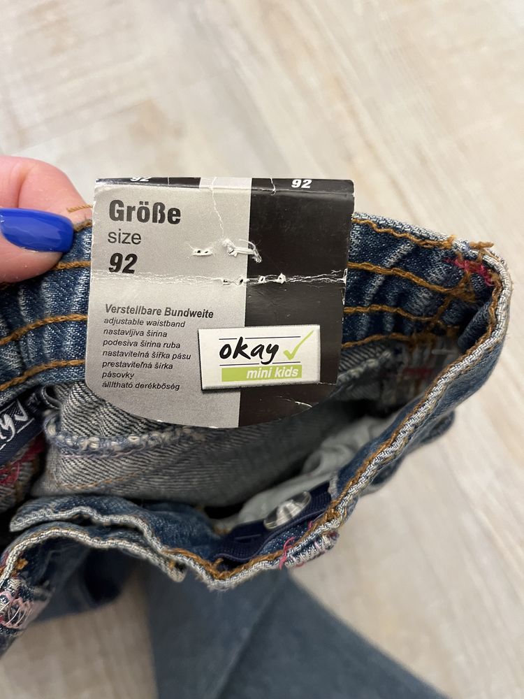 Джинсы Okay на девочку 92 рост