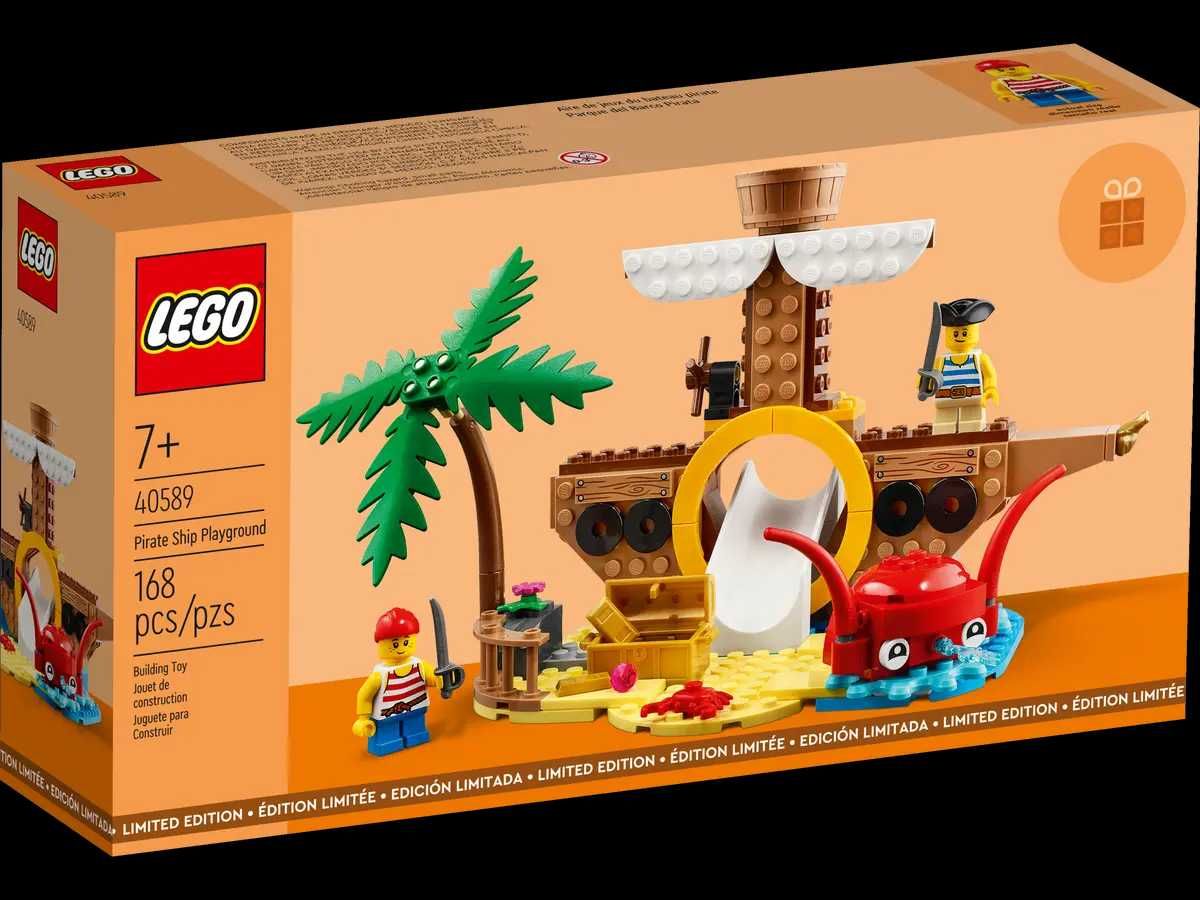 LEGO 40589 - Plac zabaw ze statkiem pirackim