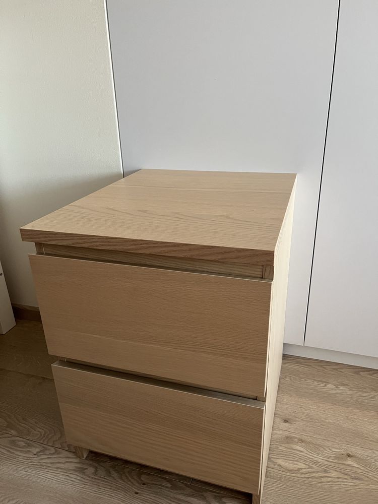 Komoda 2 szuflady/ szafka nocna Ikea MALM