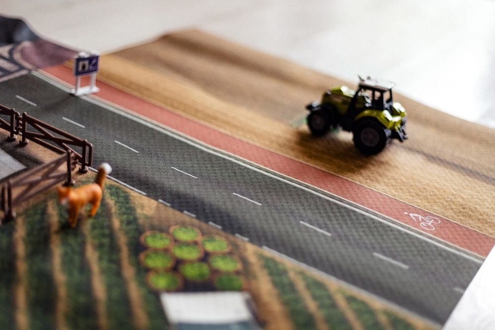 Mata dywan hotwheels prezent chłopiec samochody miasto święta okazja