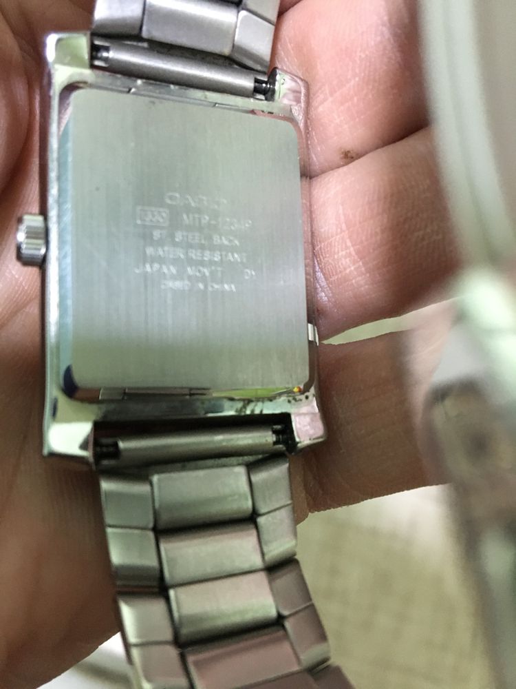 CASIO MTP-1234P steel back