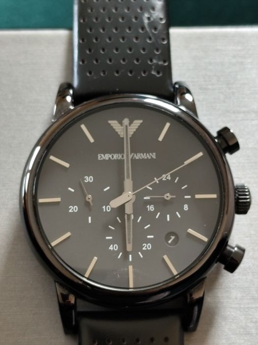 Zegarek męski klasyczny stylowy elegancki Emporio Armani AR1737 skóra