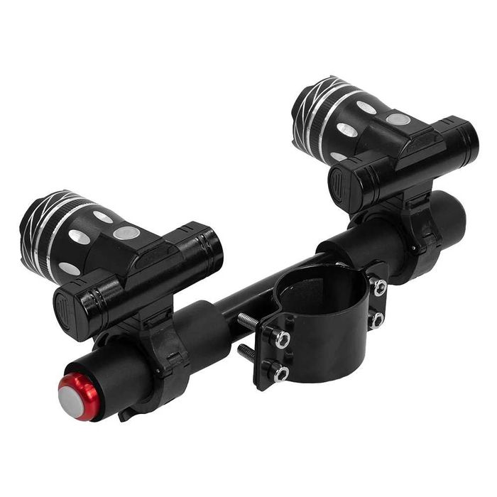 Suporte com Luzes carregamento USB para Trotinete