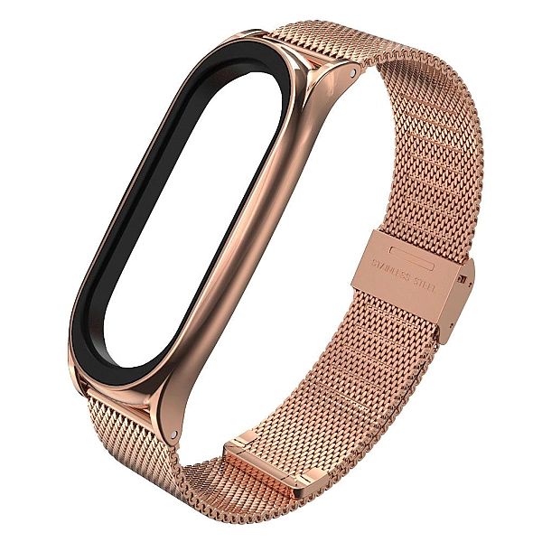 Tech-Protect Milaneseband Xiaomi Mi Smart Band 5 / 6 / 6 Nfc Rose Gold