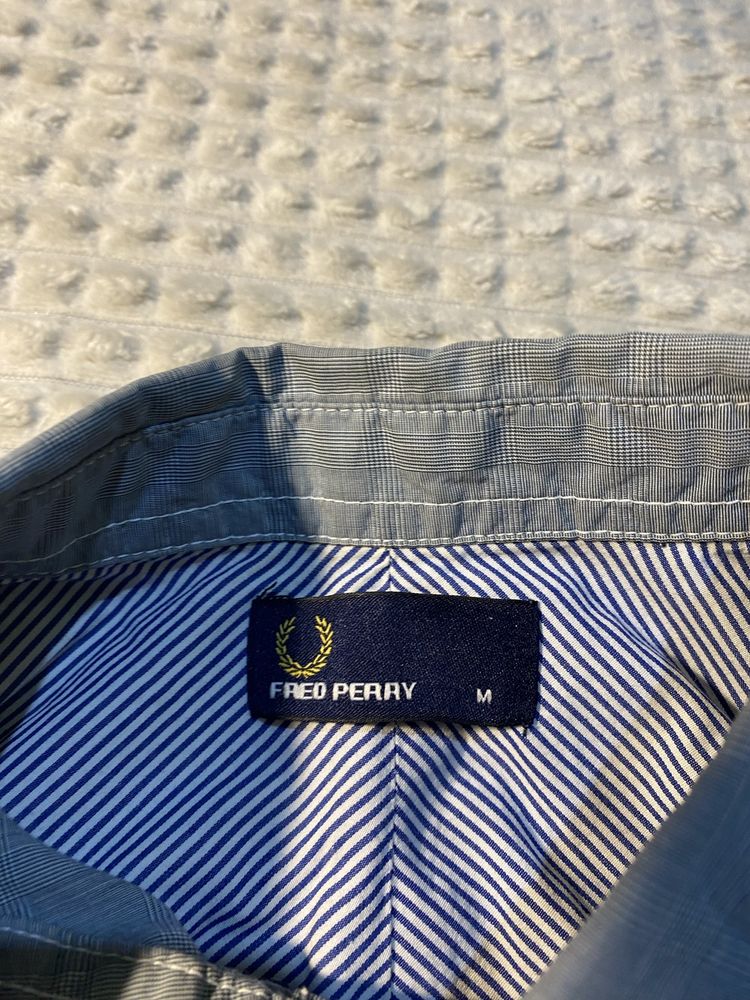 Голубая рубашка FRED PERRY | XS-S размер