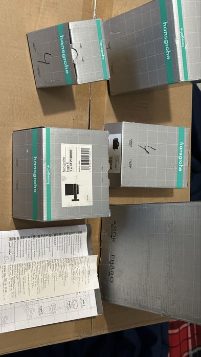 Набір аксесуарів для ванної Hansgrohe Logis E (повний комплект, новий)