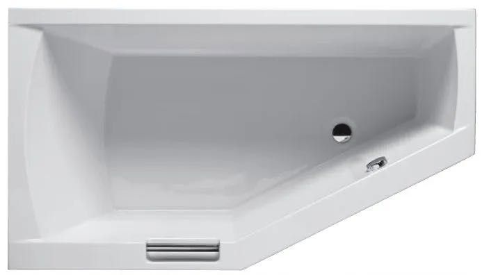 Wanna Riho Geta 170x90 Prawa – Biała, Połysk