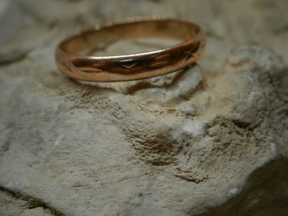 Złota Obrączka 14 K-2,63 GR