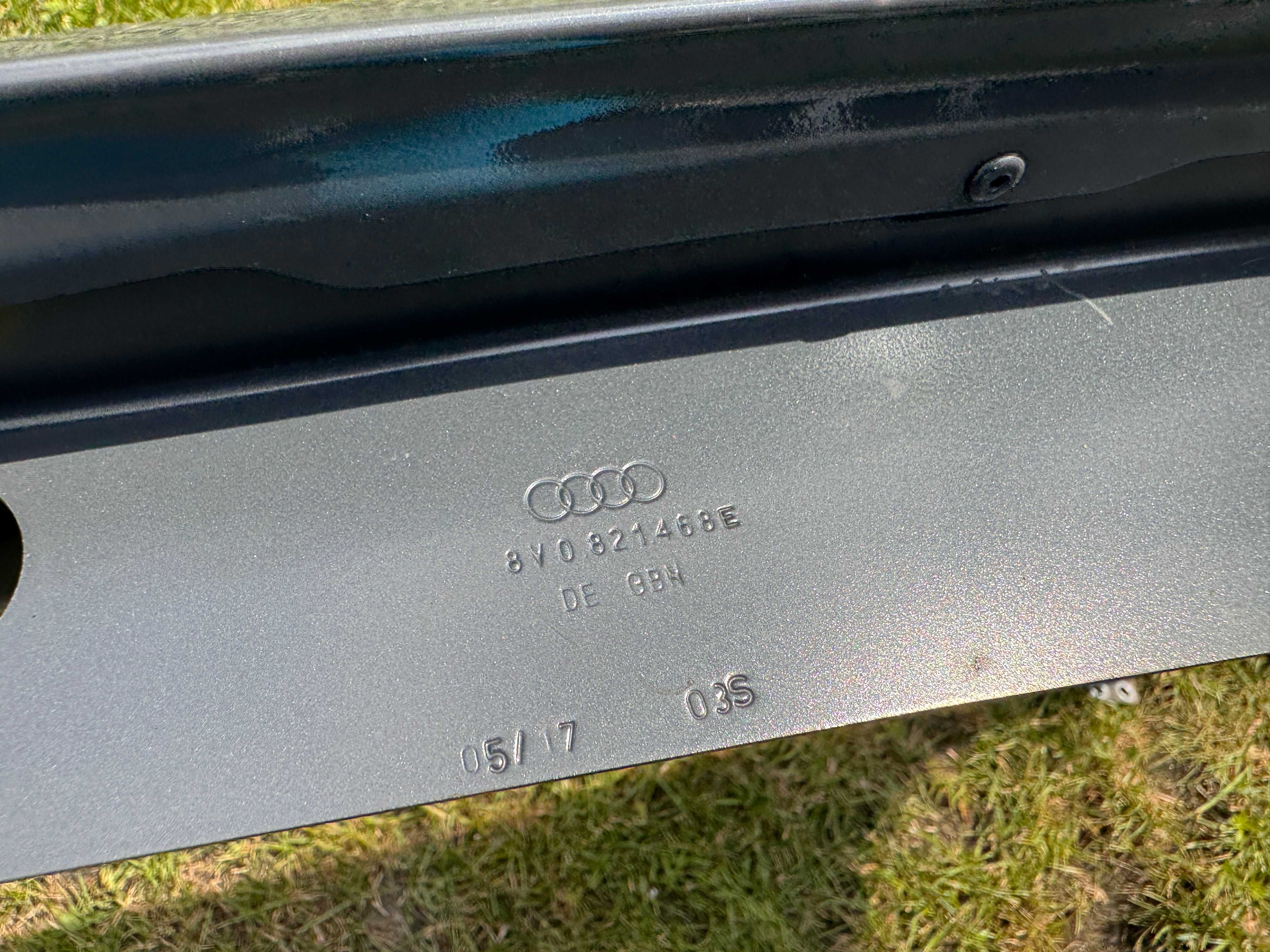 Błotnik prawy przód Audi A3 S3 8V Lift Nardo Grey