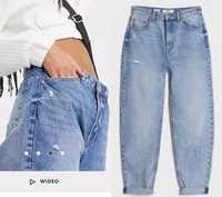 BERSHKA MOM jeans r.38 z wysokim stanem