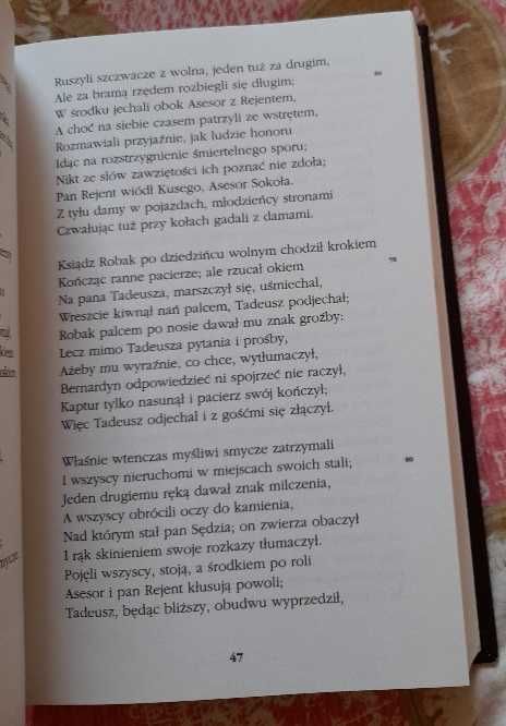 Adam Mickiewicz "Pan Tadeusz" outlet