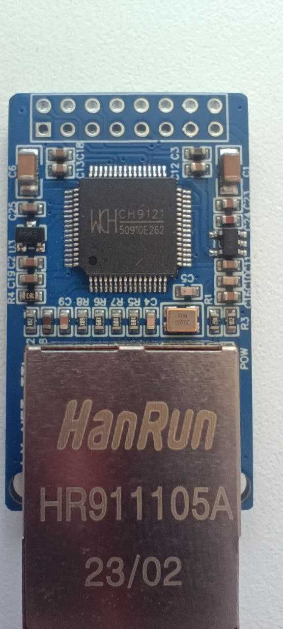 Модуль конвертор UART в Ethernet 2-х канальний на базі CH9121