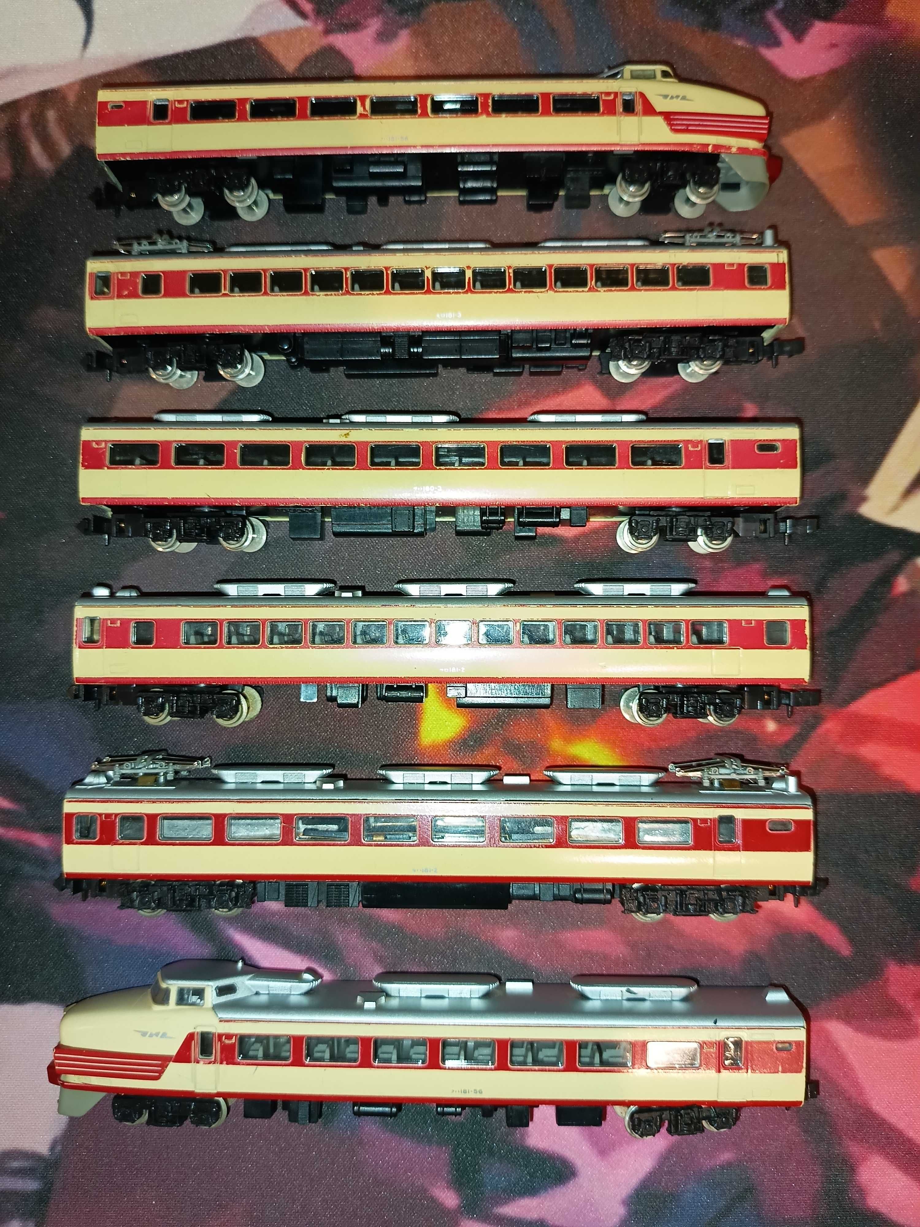 Модель електропоїзда Kato JNR 181 Series Azusa (виробництво Японія)
