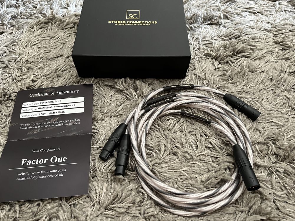 Kable audio Xlr interkonekt 1,5m Studio Connections Reference Plus