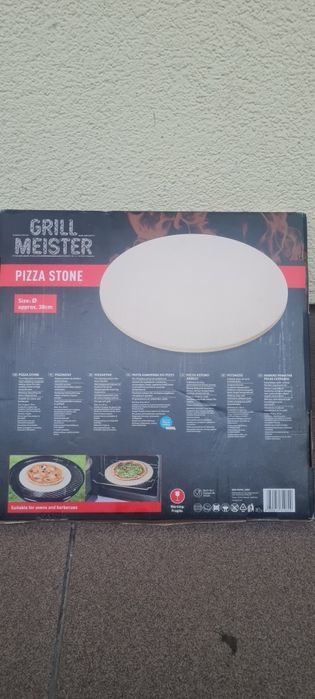kamień do pizzy Grill Meister, przeznaczony do pieczenia pizzy i innyc