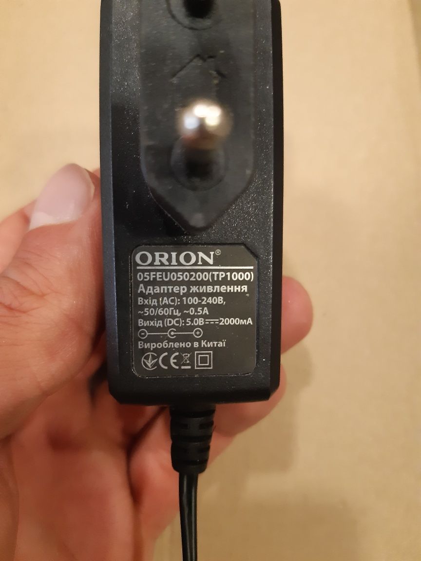 Адаптер живлення Orion DC 5V-2А