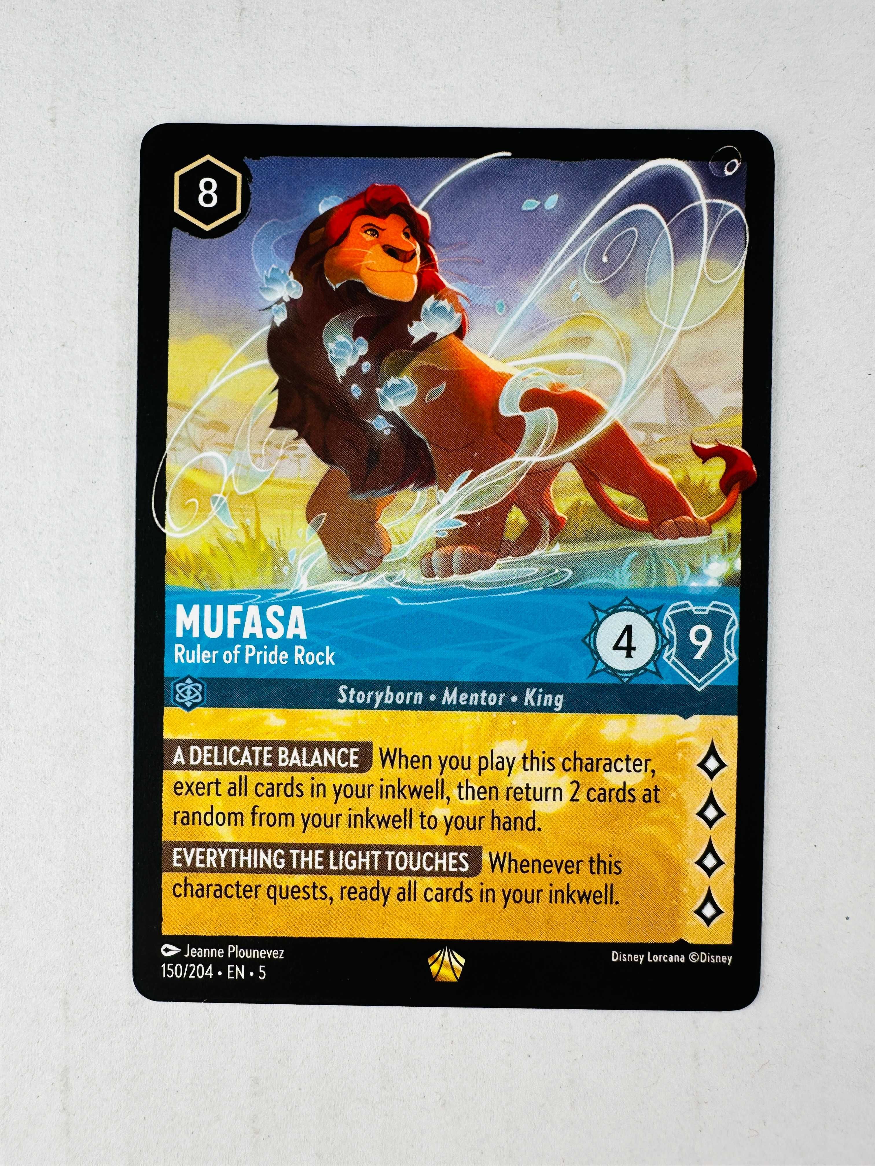 Mufasa Foil - Ruler of Pride Rock (V.1) Shimmering Skies Karta Lorcana
