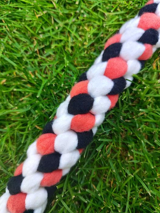 Polarowy szarpak dla psa / Szarpak dla psa z polaru / OKRĄGŁY 66,5cm