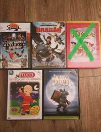DVDs filmes animação crianças