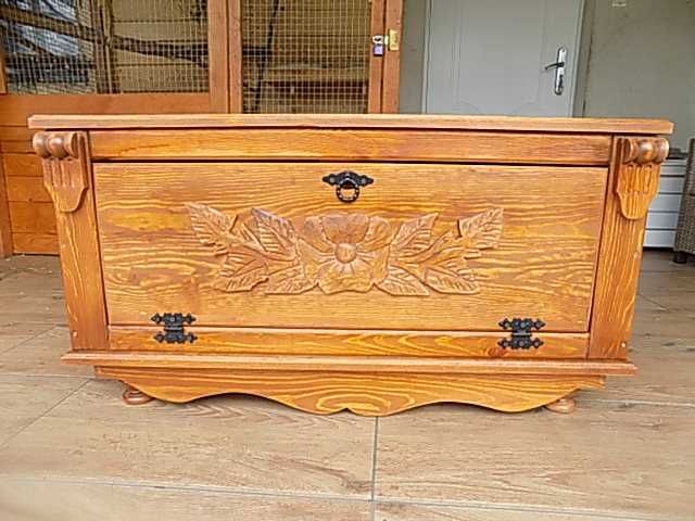 szafka, skrzynia, komoda z litego drewna 100x42x50wys