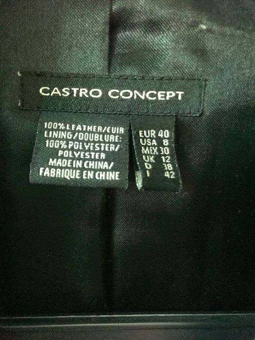 Кожаный пиджак..