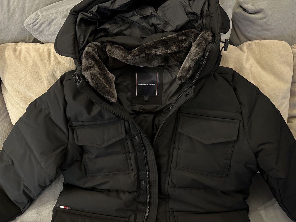 НОВАЯ Мужская Зимняя Куртка Парка Tommy Hilfiger M/L (50)(17899Грн)